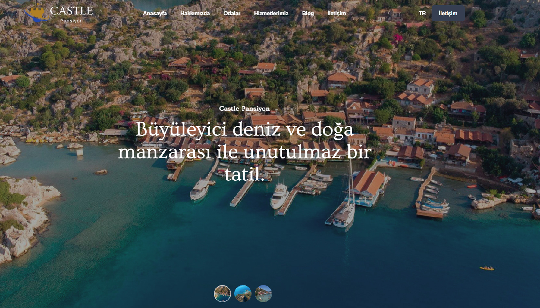 Antalya Tatil Köyü Web Sitesi Tasarımı
